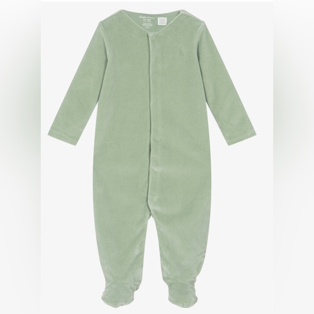 Polo Ralph lauren valour footed onesie play suit